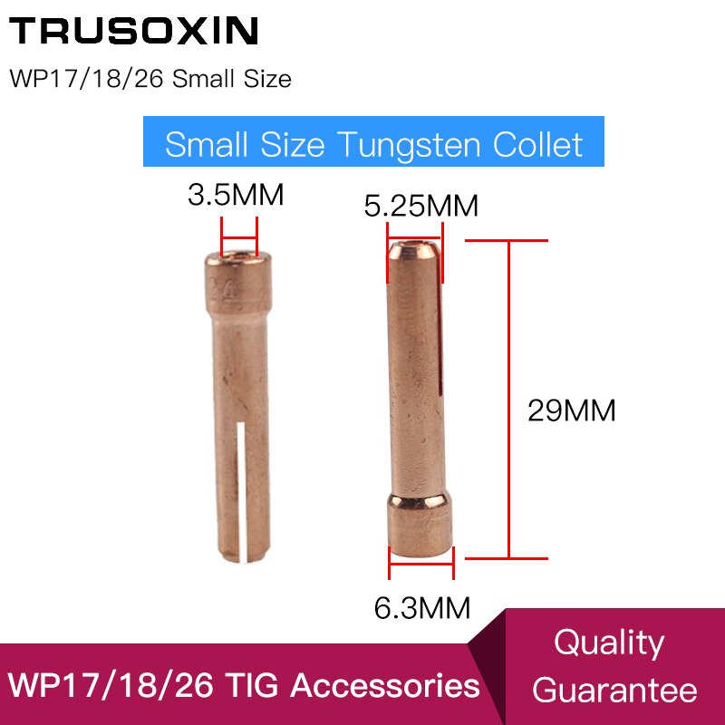 53PCS TIG Welding Torch Stubby Gas Lens #10 Pyrex Glass Cup Kit For WP-17/18/26 Accessories