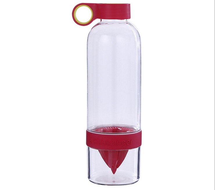 Korean plastic water bottle and lemon bottle, hand-pressed fruit bottle