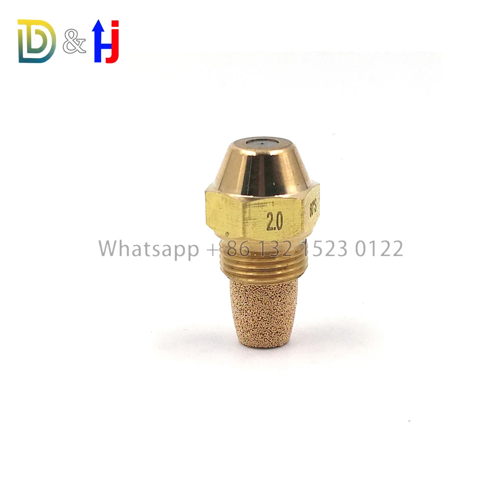 Messing 9/16 Diesel Injectoren Nozzle 60 graden Oliebrander Nozzle Zware, brandstofbrander nozzle sproeikop