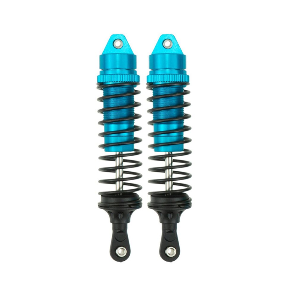 Amortisseurs à ressorts métalliques avant et arrière, pour modèles Traxxas Slash 4x4 4x4 727 RC, 4 pièces/paquet: Blue