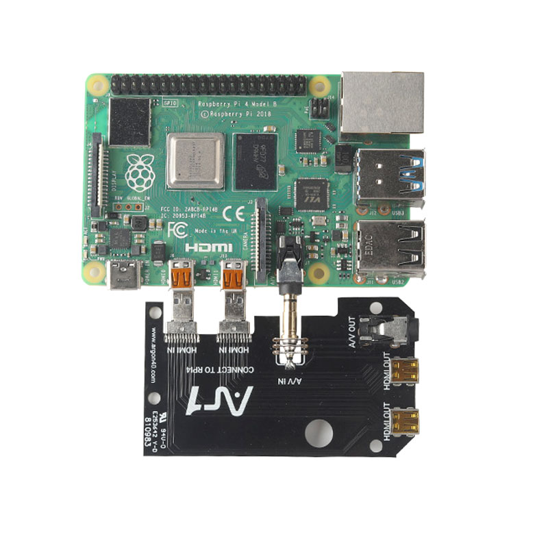 Raspberry Pi 4 Model B Case Aluminum Metal ABS Box Shell with Power Switch + Cooling Fan + Heat Sinks+Power for Raspberry Pi 4