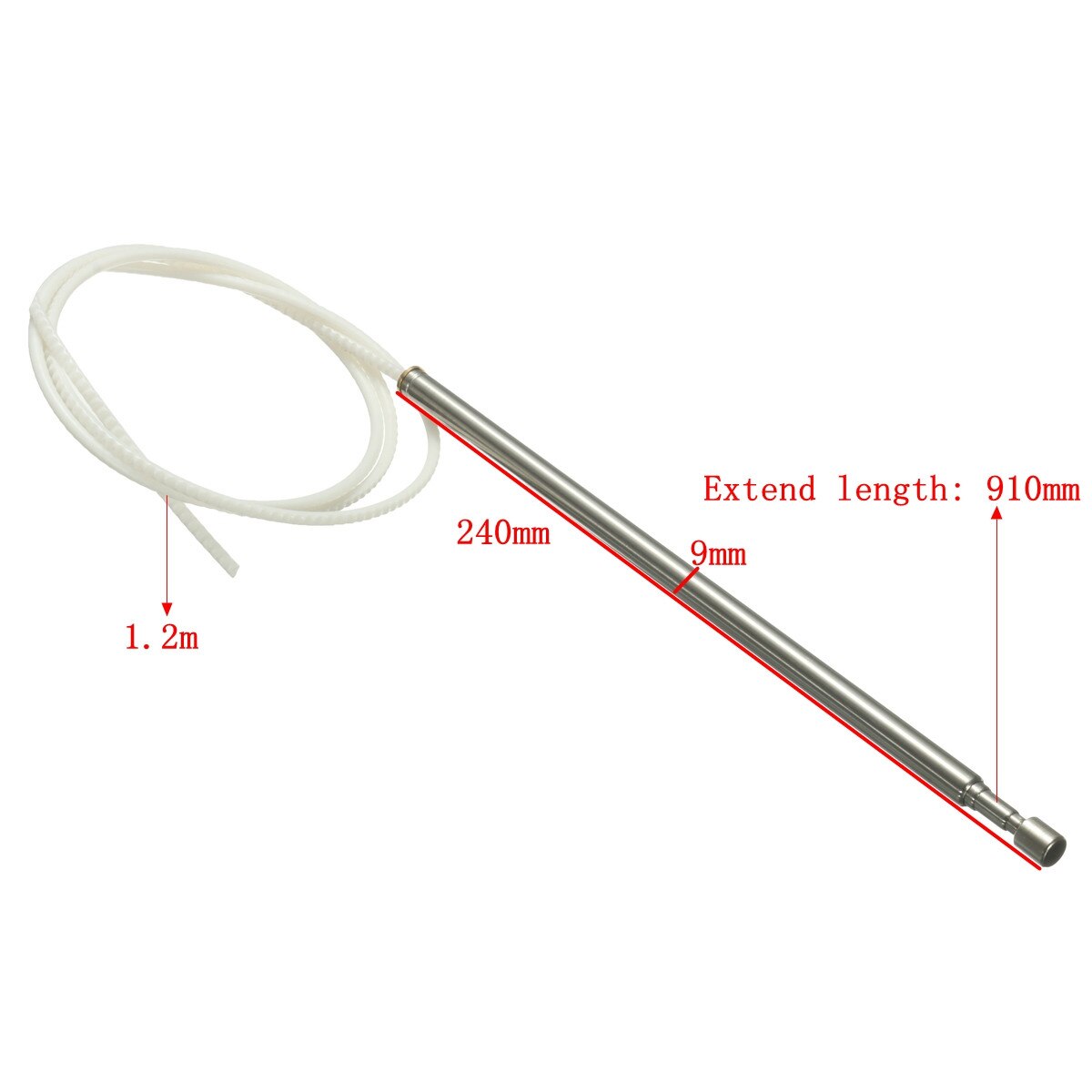 Replacement for Nissan Patrol GU Y61 5 Section Car Automatic Power Aerial Antenna Mast Rope