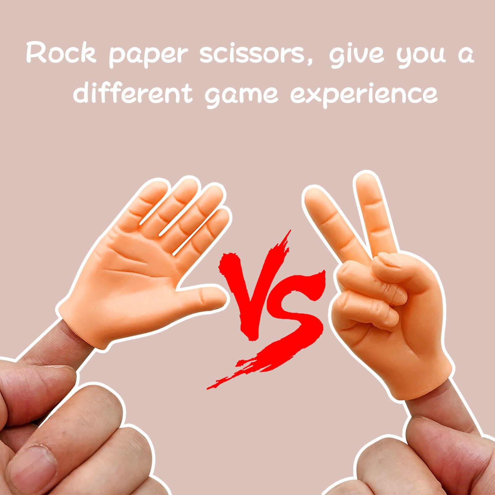Gags Vinger Marionet Grappige Mini Links & Rechts Vinger Hand Voor Game Mini Vinger Handen Tiny Links Rechterhand voor Game