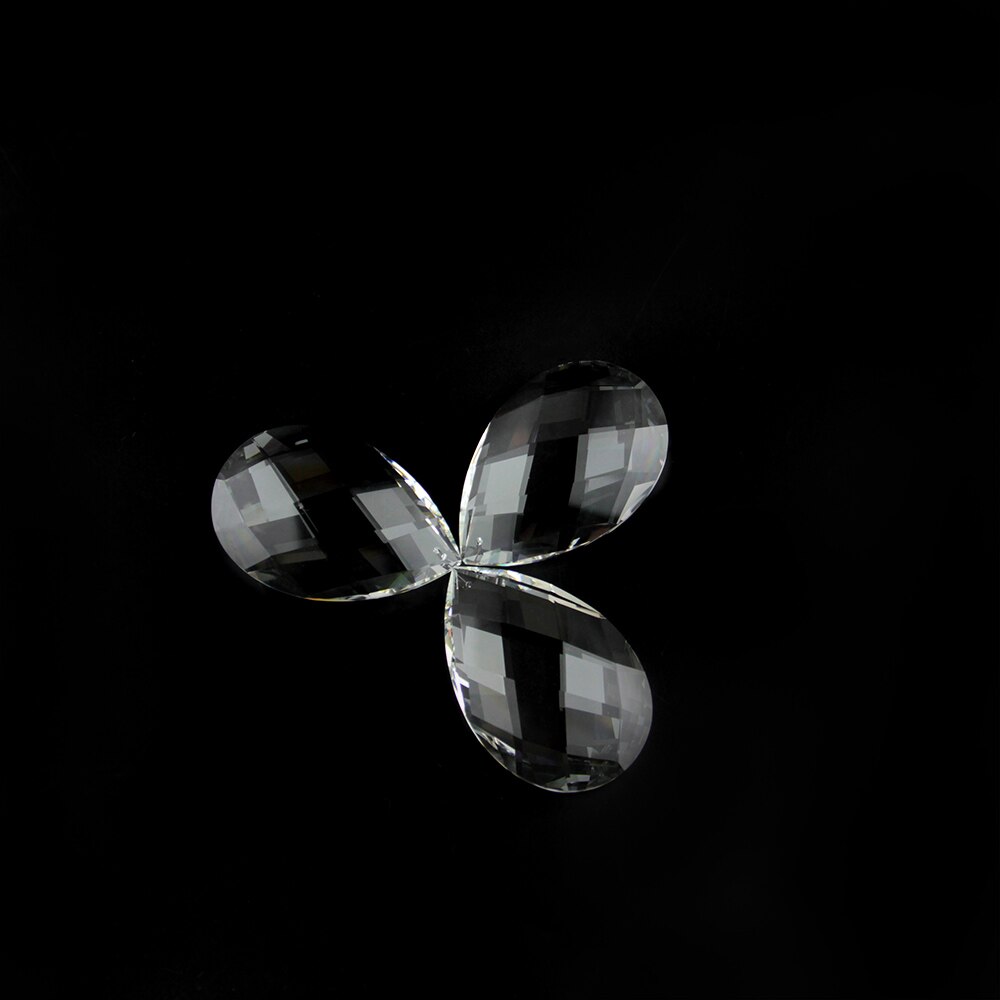 20 stuks 38mm Kroonluchter Kristal Prisma Hangers Glas Opknoping Verlichting Decoratie DIY Strengen Opknoping Druppels Voor Verkoop