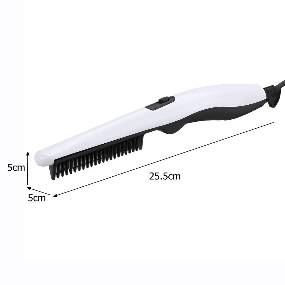 Multifunctional comb brush beard straight hair straightening machine electric beard straightening comb men high speed hair salon