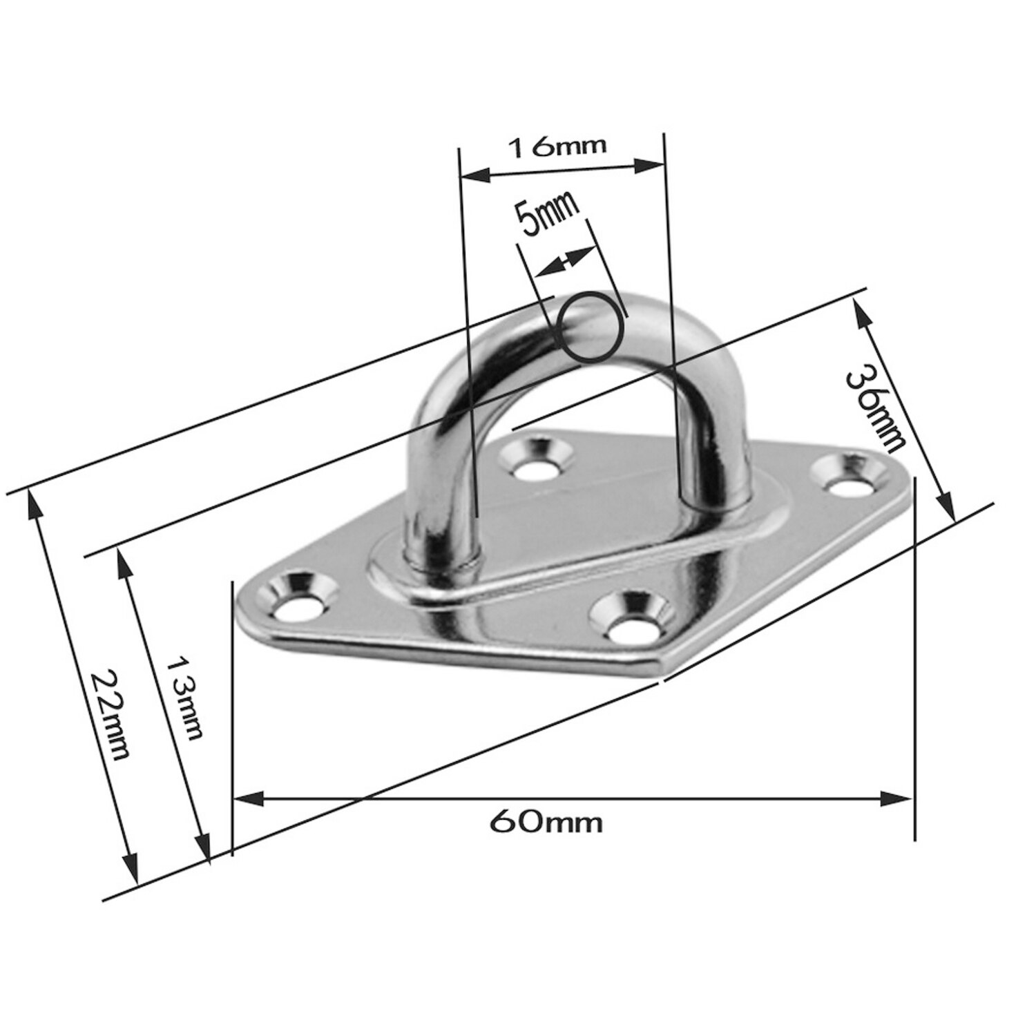 24Stck Dreieck Markise Befestigung einstellen Montage Bausatz für schwer Pflicht Sonne Schatten Bausatz Edelstahl Zubehör in Garten Hof