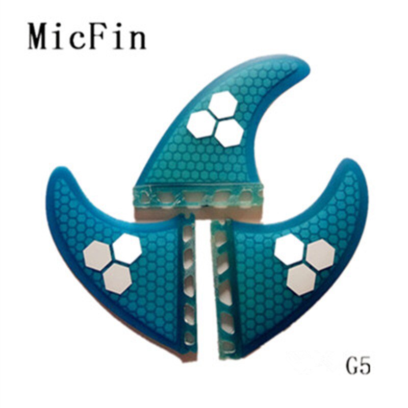 Micfin surfplank toekomst basis met glasvezel surfen vinnen surfen fin pranchas de surf quilhas toekomst fin: Blauw