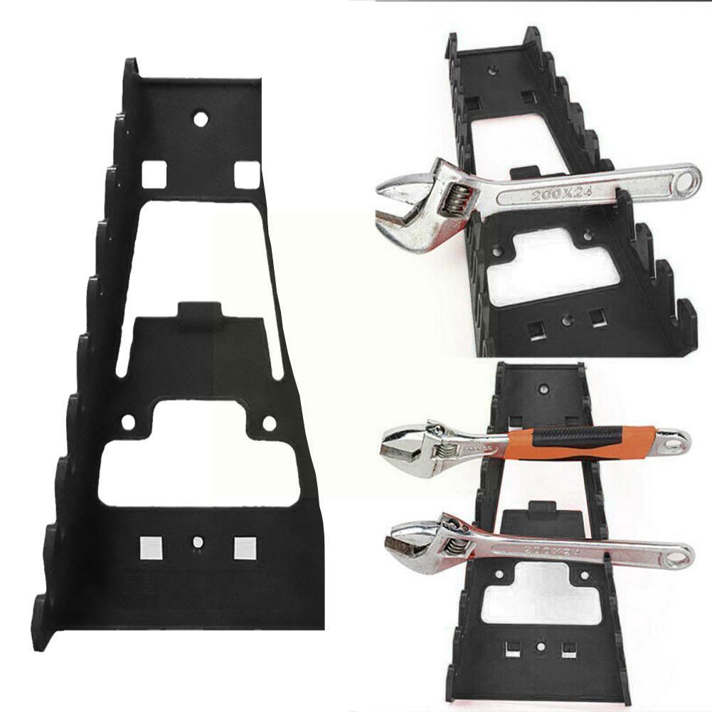 Plastic Wrench Organizer Tray Sockets Storage Tools Wrench Standard Rack Sorter Holder Holders Spanner T1E9