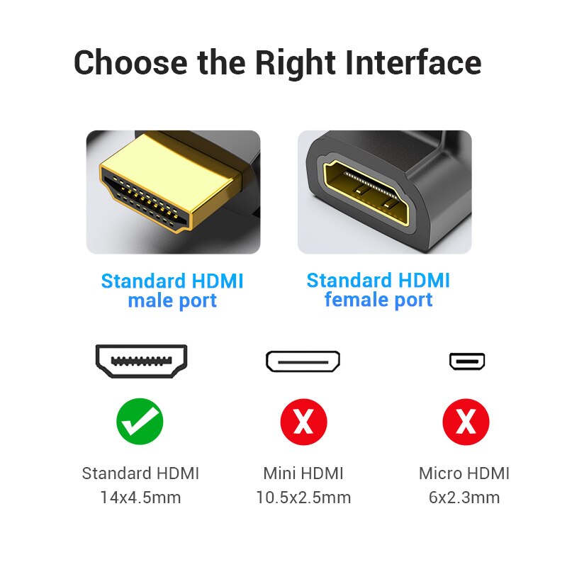 Ventie Hdmi Adapter 270 90 Graden Haakse Hdmi Male Naar Hdmi Female Converter Voor PS4 Hdtv Hdmi Kabel 4K Hdmi 2.0 Extender