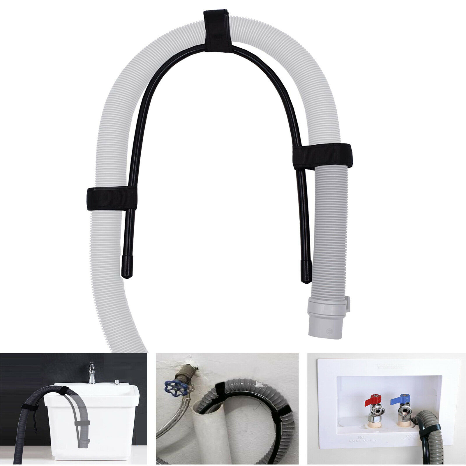 Universal Drain Outlet Hose Hook Pipe Ideal for Washing Machines & Dishwashers