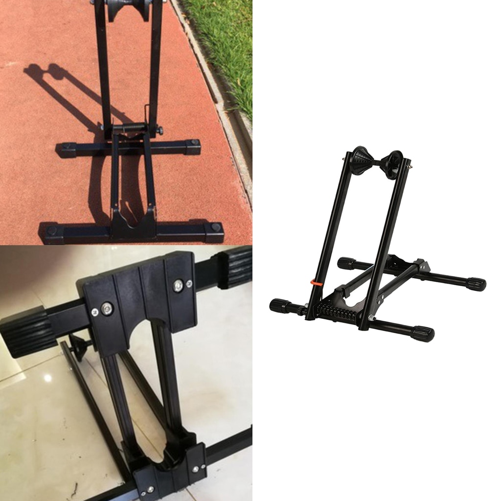 Folding Bike Storage Stand Home Floor Parking Racks MTB Mountain Road Bike Bicycle Storage Holder for Indoor Use