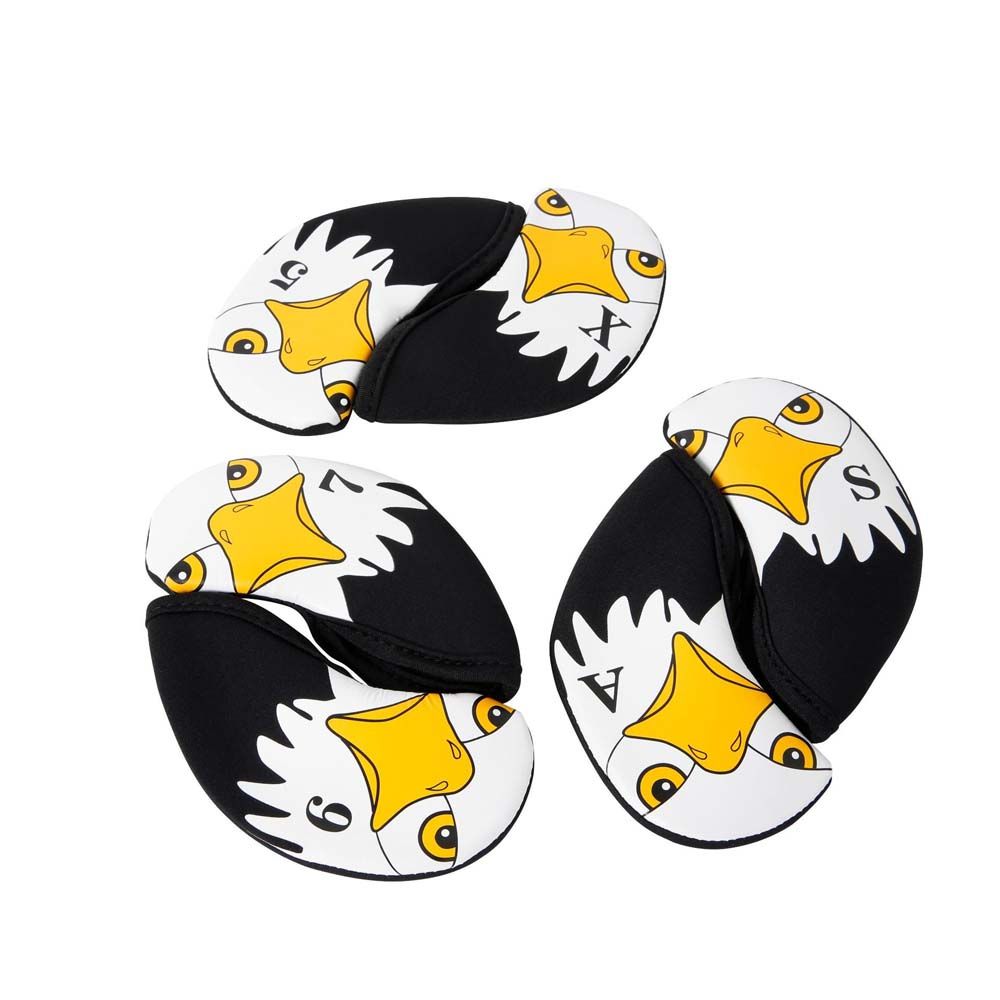 Waterproof Eagle Golf Club Iron Cover Golf Iron Head Covers Golf Club Iron Headovers Wedges Covers 10pcs/set