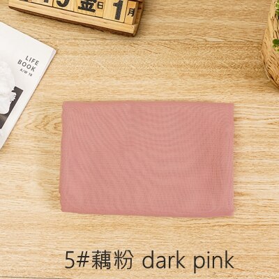 Billigt stof tyndt sommer solid chiffon til syning kjole foring kan se dog  tj0201: 5