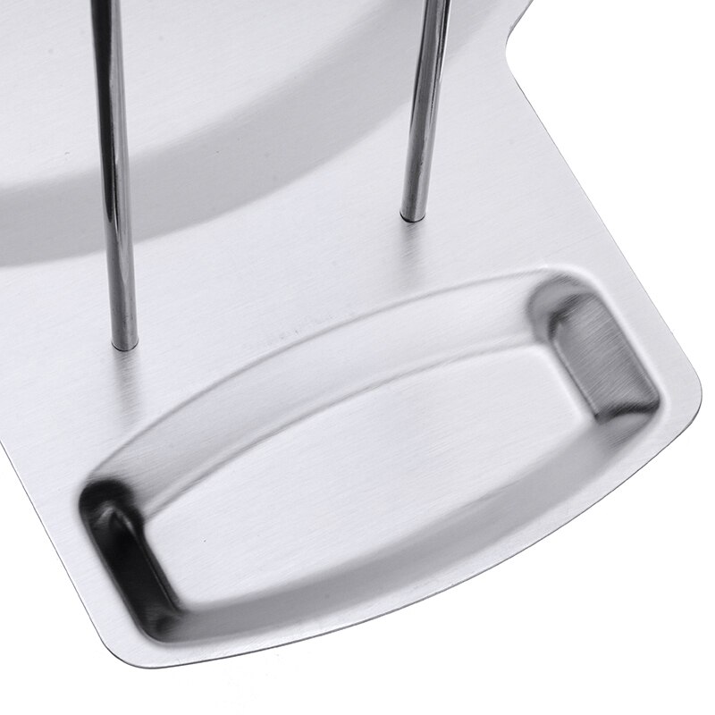 2in1 Stainless Steel Pan Stand Pot Clip Cover Lid Spoon Rest Holder Rack Multifunctional Kitchen Cookware Stand Tools