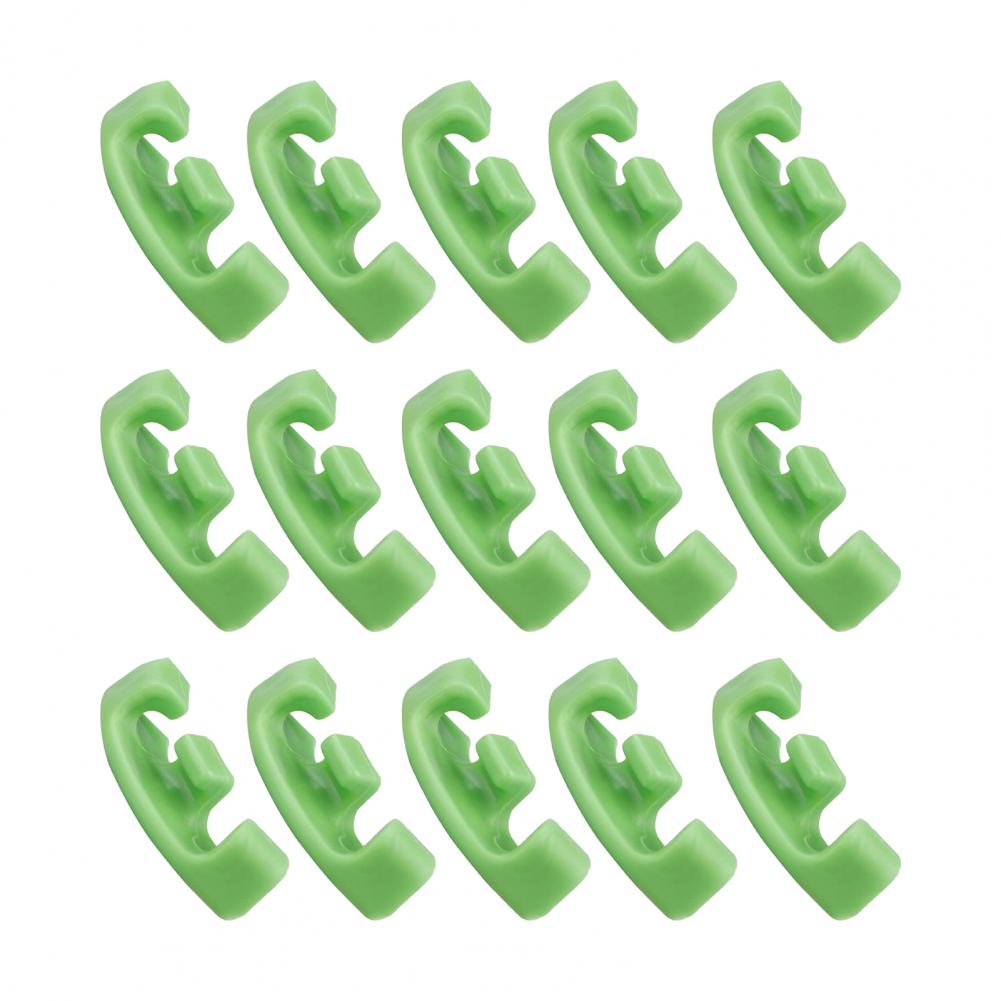 15Pcs Great Plant Bending Clip Simple Operation Effort Saving Portable Low-Stress Training Plant Bender: Green