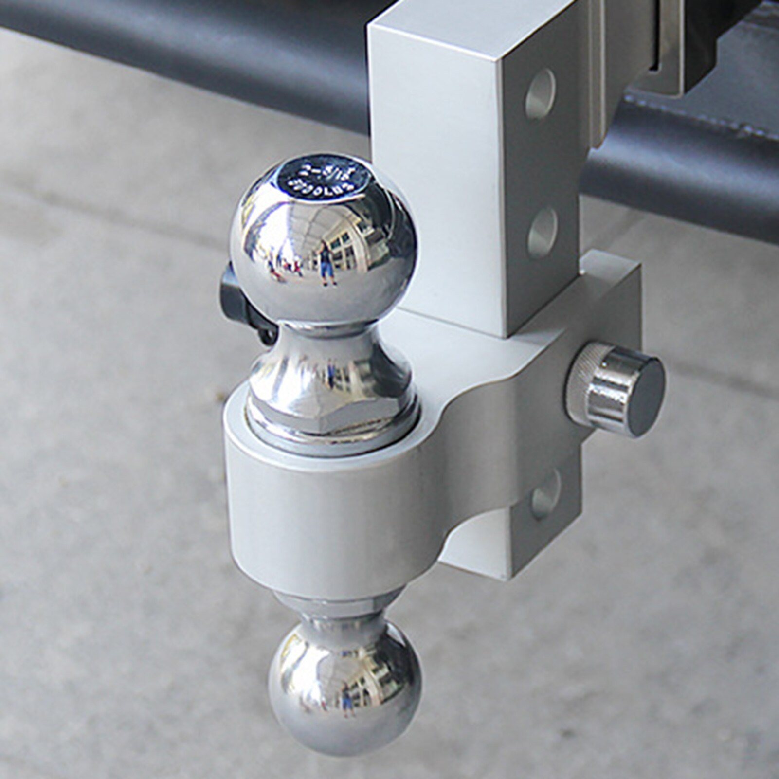 Premium Hitch Pin Lock Dual Receiver Locking Trailer Kit Car Trailer Hook Lock Anti-theft Non-slip Tool (Including Two Keys)