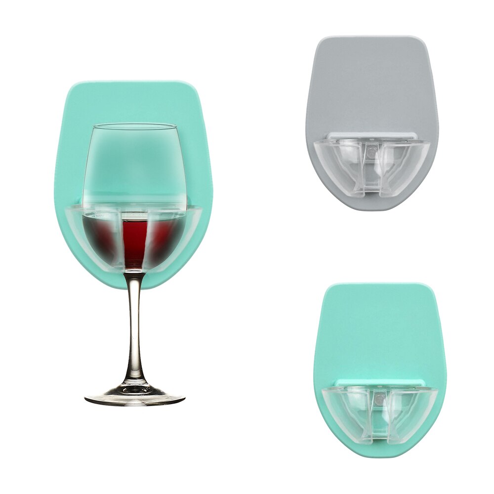Watt Plastic Wine Glass Holder For The Bath Shower Red Wine Glass Silky Strong Wine Glass Storage Rack Kitchen Rack Hanging