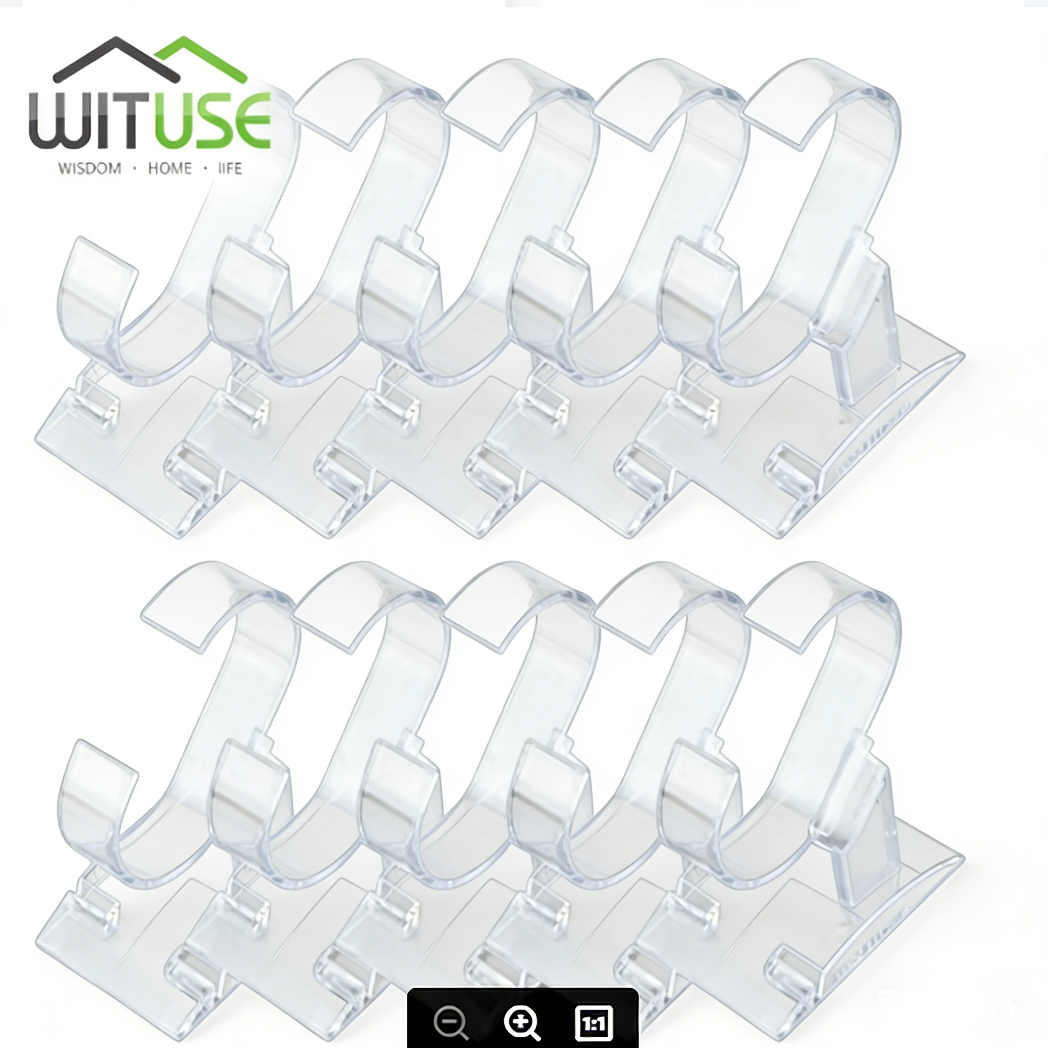 Mode 10Pc Acryl Armband Sieraden Wrist Watch Display Rack Houder Show Case Stand Tool Clear Plastic display