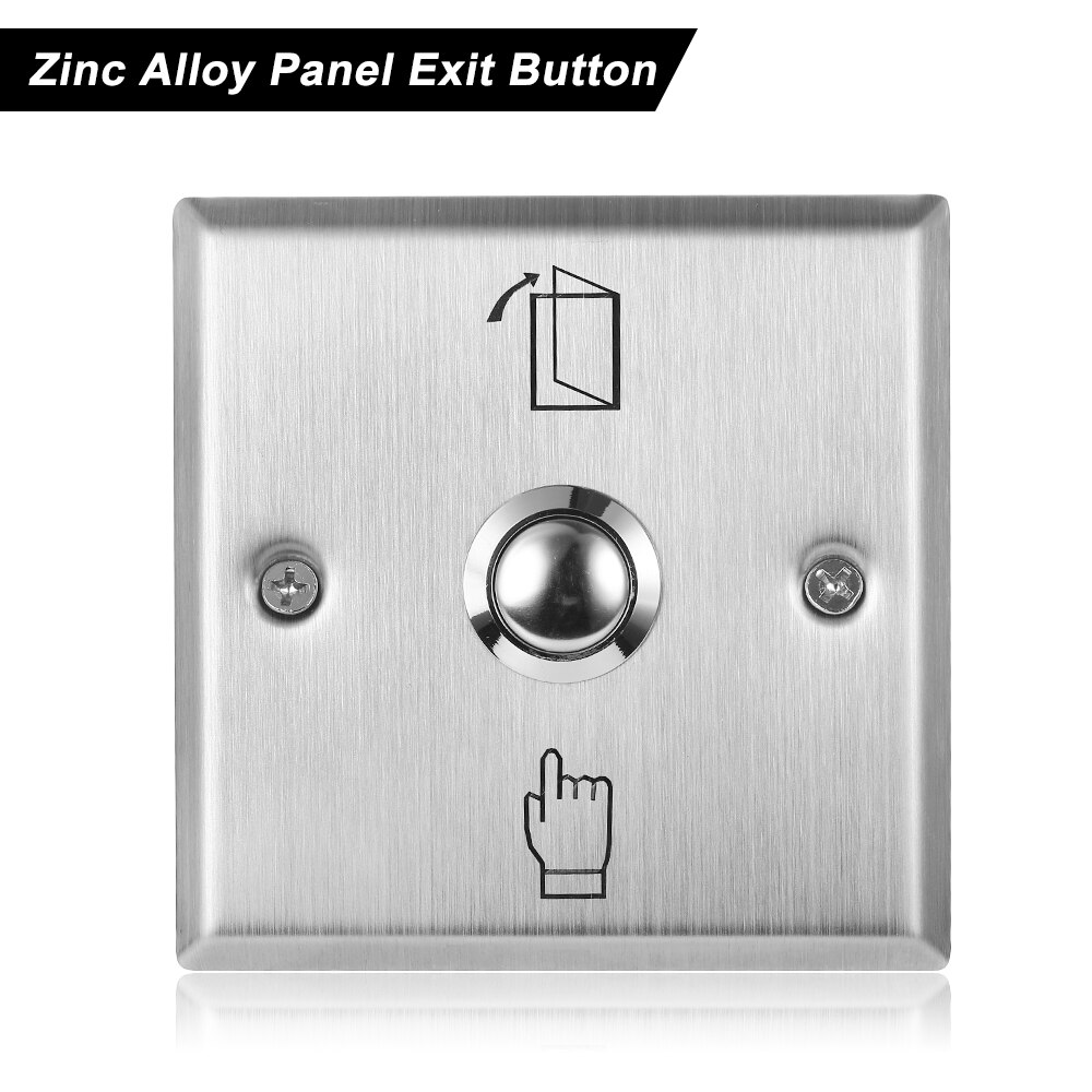 Bouton poussoir de sortie en acier inoxydable pour contrôle d'accès de porte Protection de sécurité à domicile