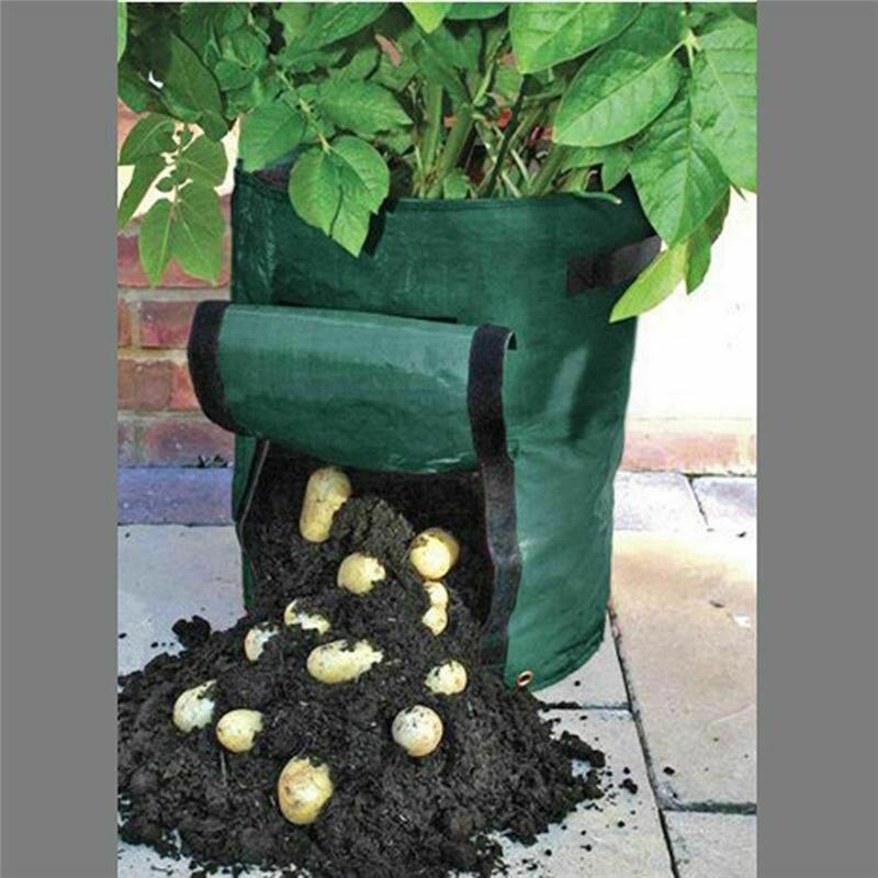 Kartoffel Hängen Beutel Kraut Atmungsaktive Garten Wachsen Tasche Hause Tomaten Pflanzen Behälter Nicht-gewebte Anbau