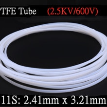 11s 2.41mm x 3.21mm ptfe-rør  f46 isolert kapillærvarmebeskyttelse overfører slangens stive temperaturkorrosjonsmotstand 600v