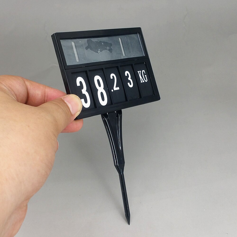 POP Price Sign Display Posted Label Card Plastic Holder Frame by Argute Pin Replaceable in Supermarket 10sets: black / S Frame 8.5x6cm