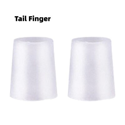 2pcs Silicone Finger Protector Toe Sleeve Cap Cover Hand Foot Care Tools Bunion Pain Relief Gel Pedicure Orthosis Stranghter: 03