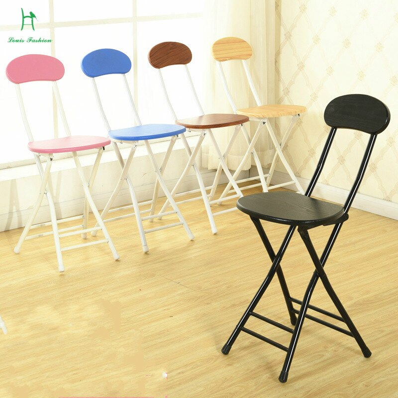 Louis Computer Chair Folding Dining Simple Household Folding Stool Outdoor Training