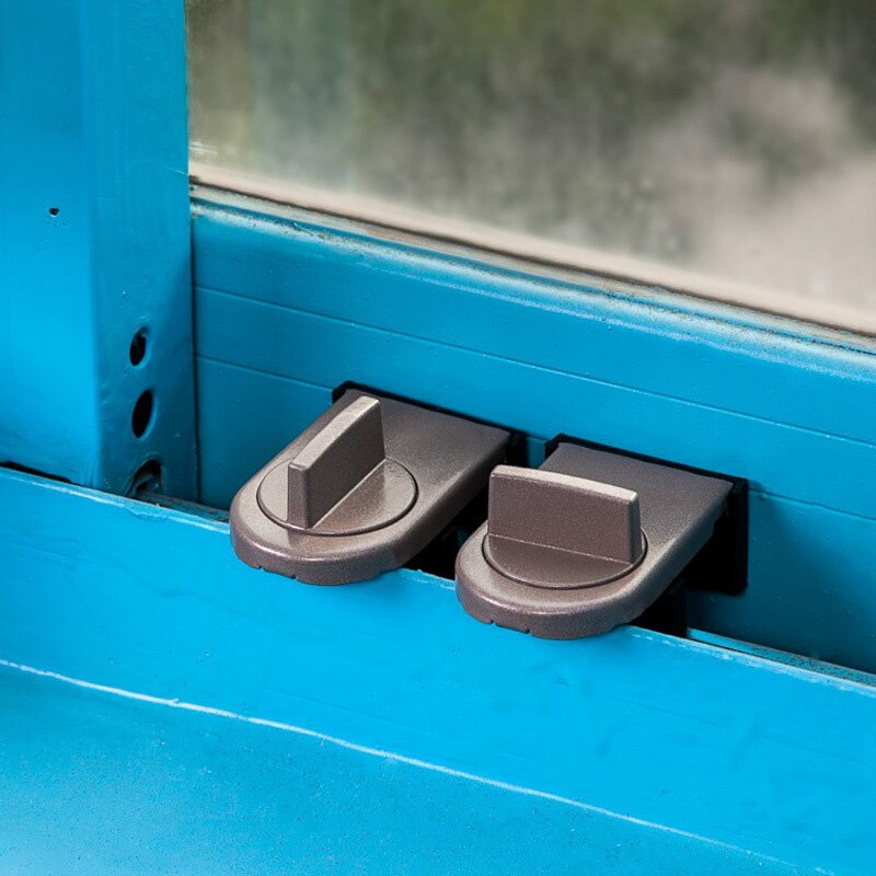 Verstelbare Schuiven Sash Stopper Kast Veiligheid Sloten Bandjes Anti-Dief Raam Schuifdeur Baby Kids Kind Veiligheid Deurslot