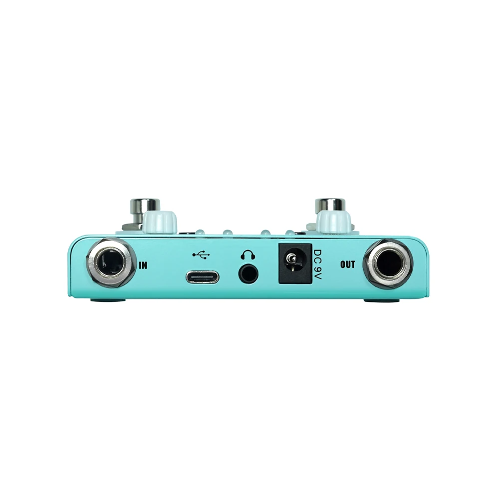 M-vave Lost Tempo V2 Drum Machines y Looper Pedal de efecto de guitarra incorporado 30 tambores 11 minutos de tiempo de recificación sintonizador de alta precisión