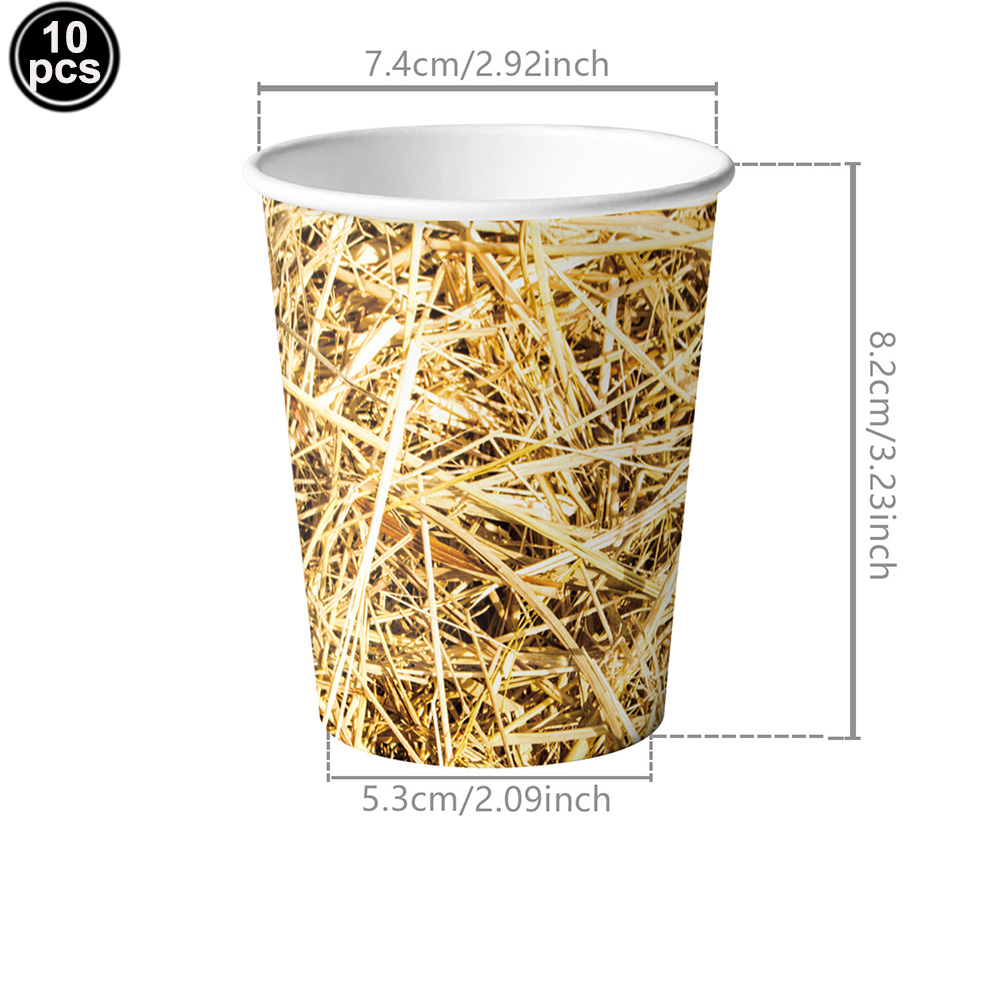 Farm Hay Table Cover Straw Tablecover Cowboy Western Birthday Theme Grass Tablecloth Decorations Hawaiian Luau Party Supplies