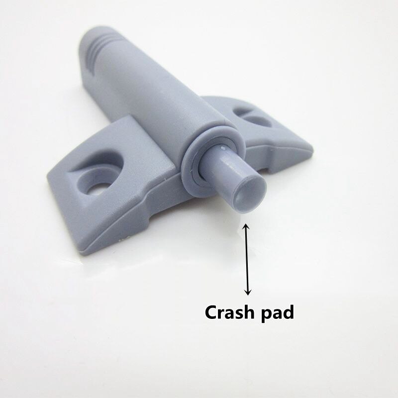 10 szt. Zatrzaski robić szafek kuchennych odbojnik szuflady łagodne ciche bufory tłumika ze śrubami na sprzęt meblowy