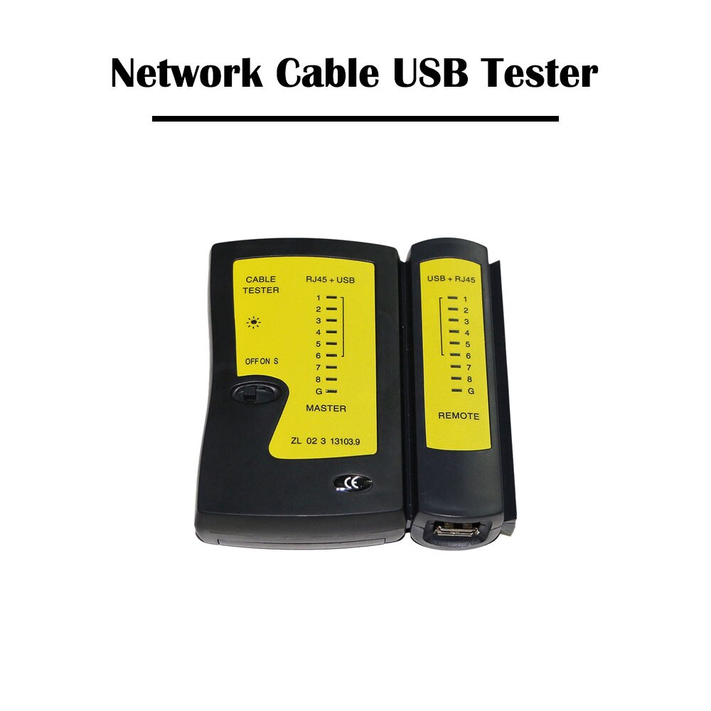 Network Cable USB Cable Tester for RJ11/RJ45 ,USB A-B Connector