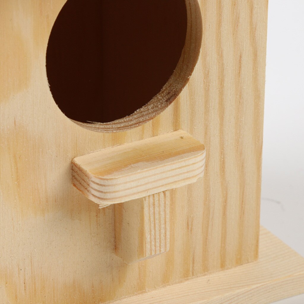 Houten Vogelnest Opknoping Vogel Huis Nestkastje Opknoping Vogelkooi Outdoor Thuis Tuin Decoratie Houten Doos Jaulas Para Aves