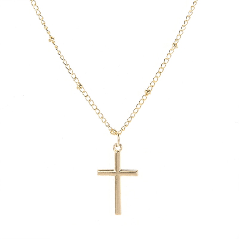 Klassieke Retro Jesus Cross Hanger Ketting Charmante Vrouwen Choker Ketting Hanger Dames Christian Jaar Sieraden