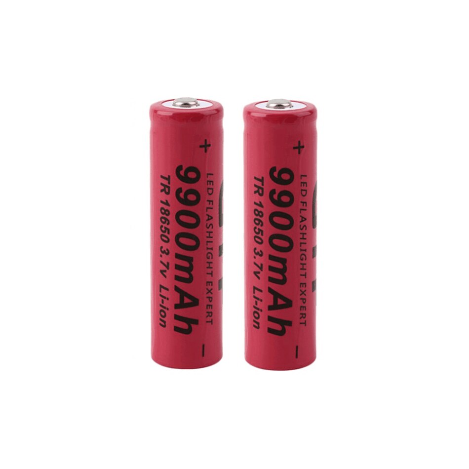 Actual Capacity 18650 lithium battery rechargeable 9900 MAH lithium battery 3.7V strong light flashlight rechargeable battery