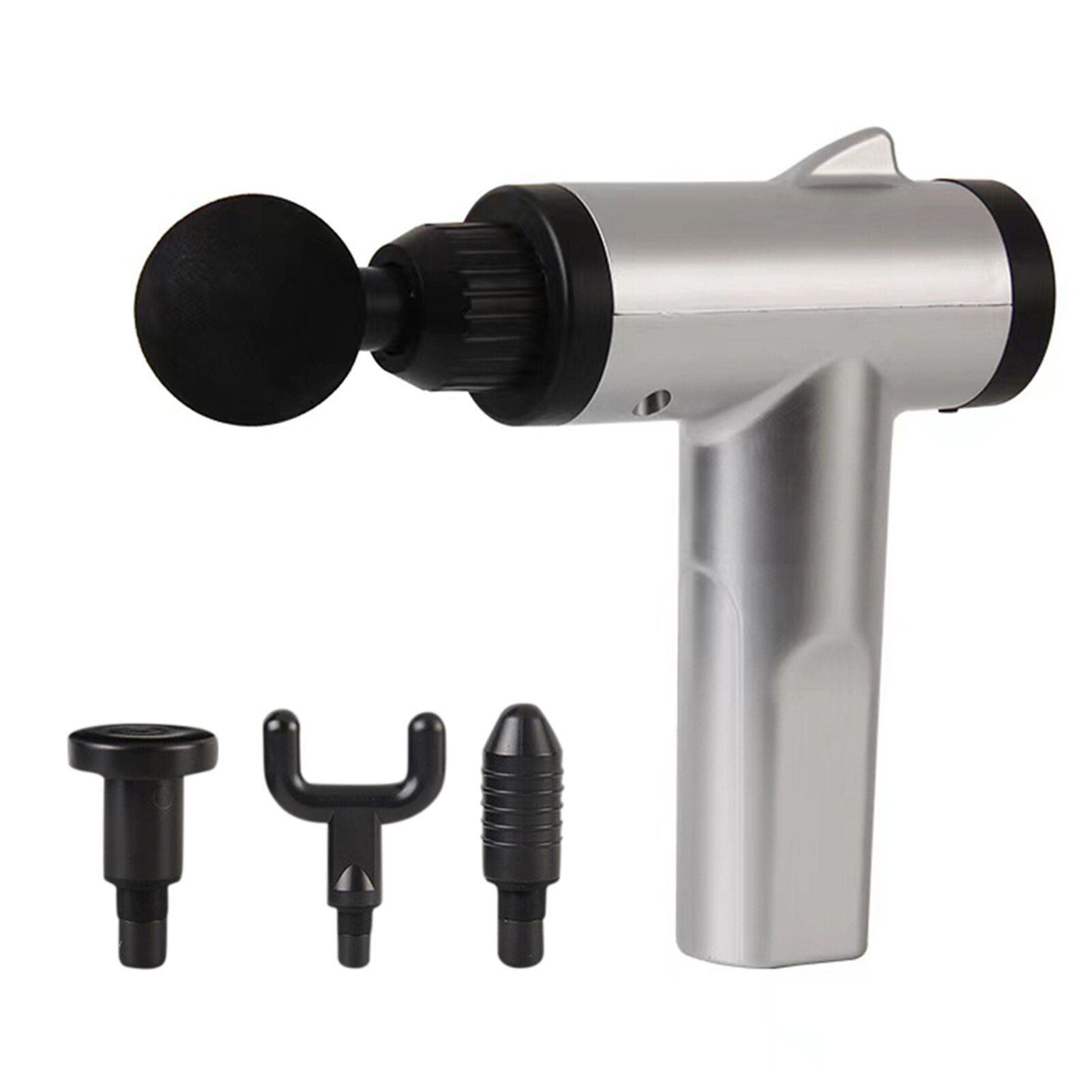 Electric Muscle Massage & 4 Replaceable Heads 6 Speed Handheld Deep Tissue Body Massage for Back Neck Arm Shoulder Pain Reliev