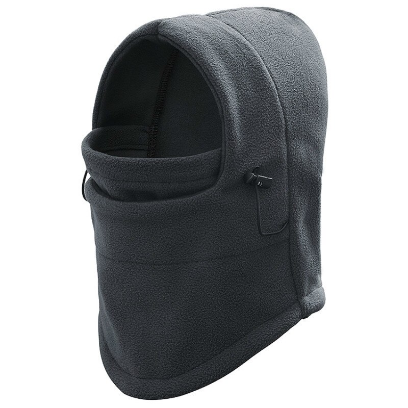Thermal Fleece Balaclava Hat Hooded Neck Warmer Winter Sports Face Mask for Men Bike Helmet Beanies Masked cap