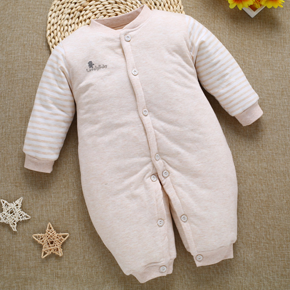 Verdikte Kinderen Winter Jumpsuit Pasgeboren Baby Snowsuit Sneeuw Wear Jassen Jongens Warm 100% Katoen Meisjes Kleding Bodysuit 0- 3 m