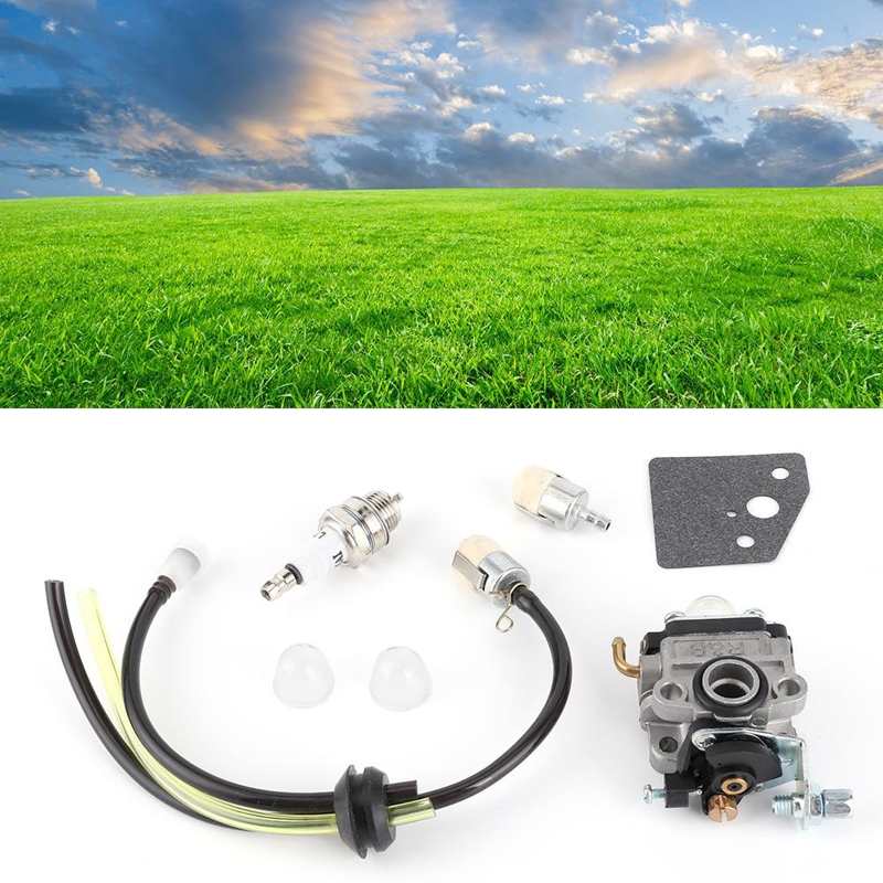 Carburetor Carb Fuel Line Kit Fit for Honda GX31 GX22 FG100 Little Wonder Mantis Tiller 16100-ZM5-80 Garden Carburetor