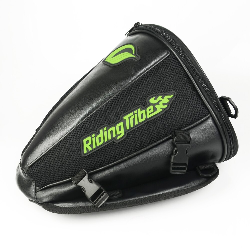 Riding Tribe Synthetic Leather Motorcycle Oil Tank Bag Motorbike Travel Tool Tail Bag Luggage Waterproof Riding Handbag Backpack