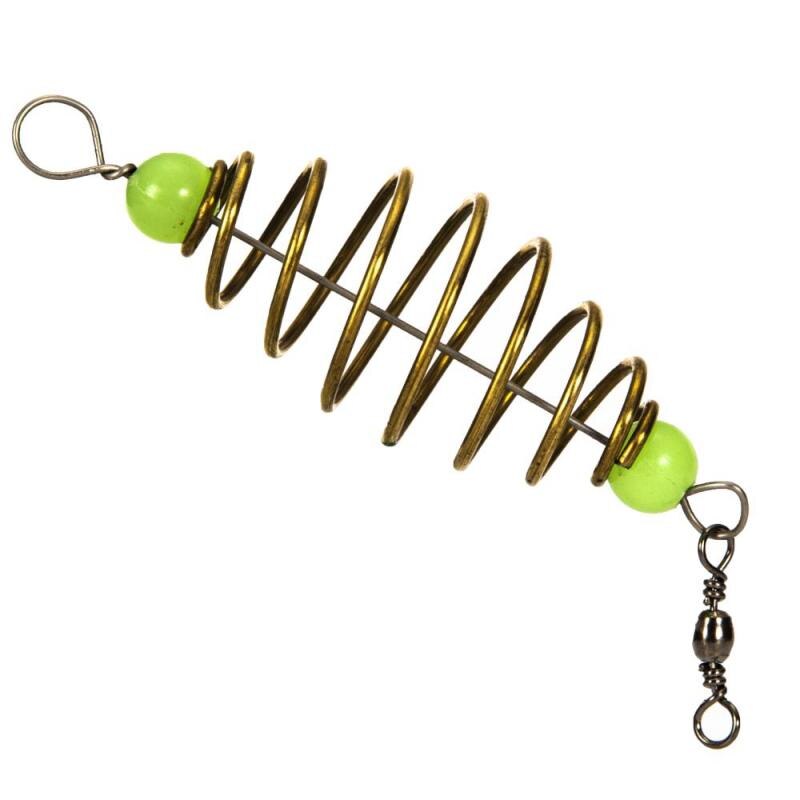 10pcs Bait Feeder Fishing Lure Metal Spring For Carp Fishing Fresh &amp; Saltwater Fishing Rig Bait Feeder Cages &amp; Method Leader