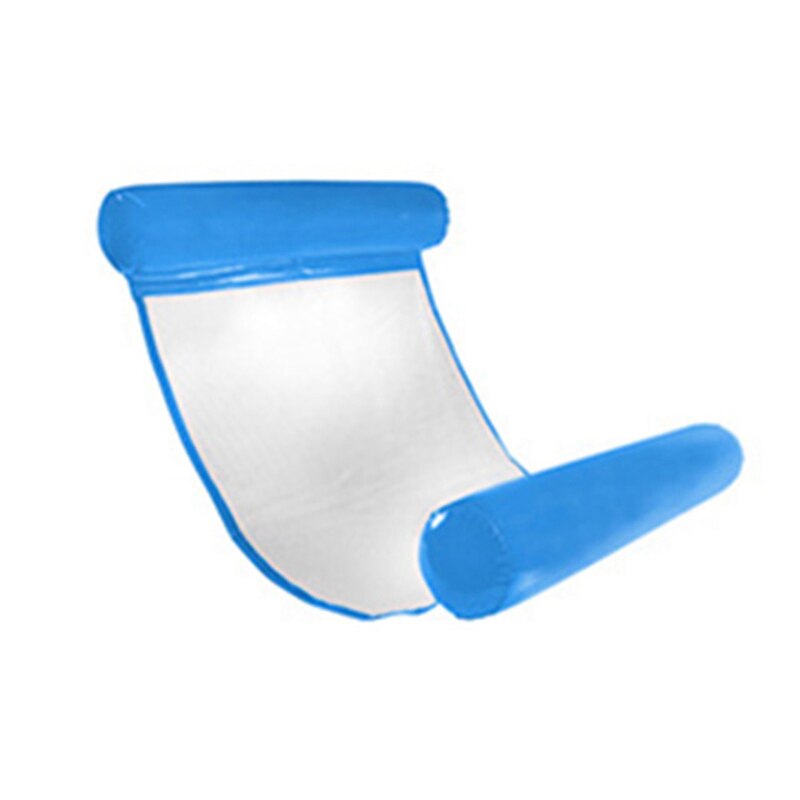 Sommer svømmebasseng vann hengekøye flytende stol flytende seng pvc svømme vann lenestol blå