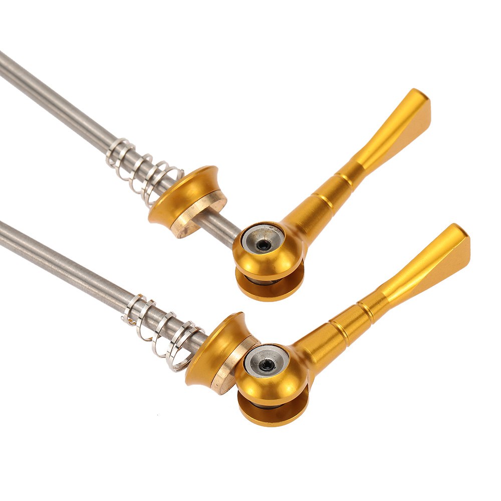 Lixada 2Pcs/lot Ultralight Bicycle Skewers Quick Release Titanium Axle QR Skewer Mountain Road Bike MTB Wheel Hub Skewers