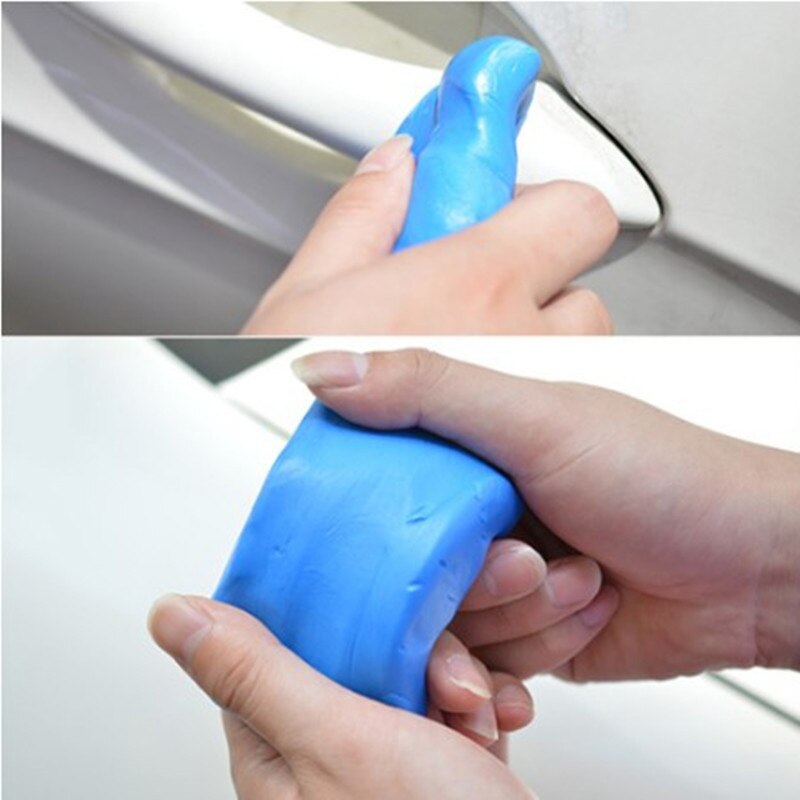 Barra de arcilla azul para limpieza de coche, limpiador de barro, accesorios para quitar el polvo, esponjas, cepillos de ropa, 100g