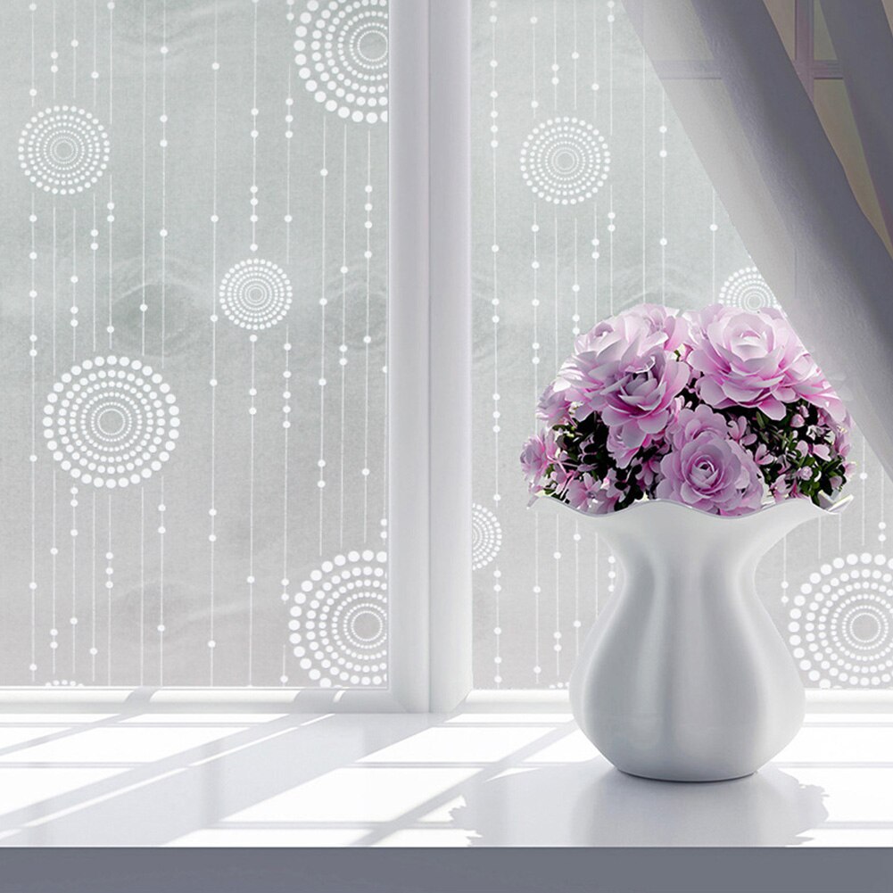 Frosted Waterproof Home Removable Bathroom Office Privacy Simple Self Adhesive Window Film Glass Sticker Kitchen Cling