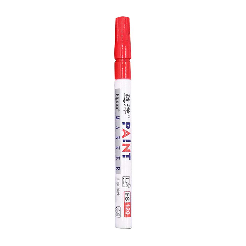 Car Tire Paint Marker Pen Waterproof Car Paint Pen Scratch Repair Pen Remover Painting Paint Marker Pen Car Accessories: Red