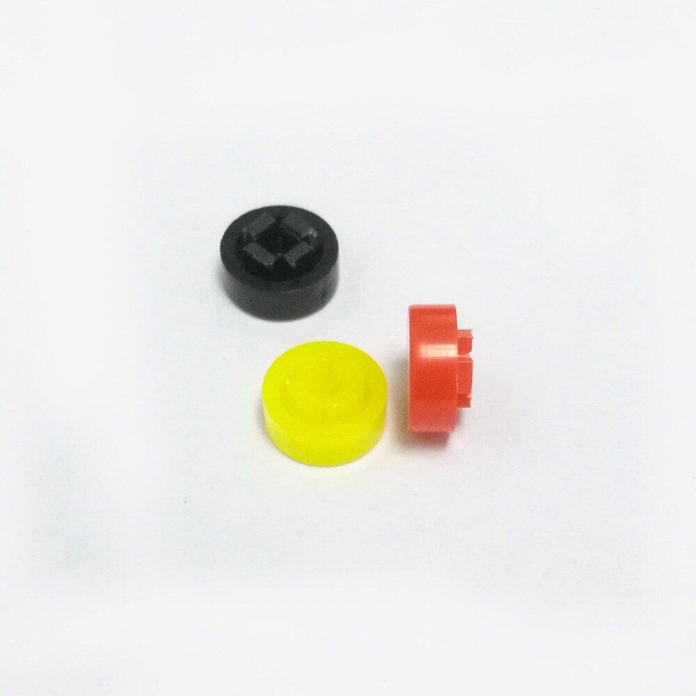 100pcs round button cap tactile switch cap 8*3mm push button cap for 6*6mm square tactile switches