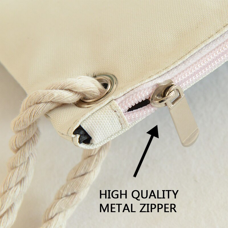 Crowdale Small Teen Girls School handbags for Women Thick rope printing hangbag novelty cats printing handbags 26cm*19cm