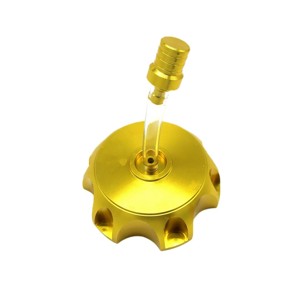 Gas Fuel Tank Cap Cover With Breather Vent Hose For Dirt Bike Motorcycle